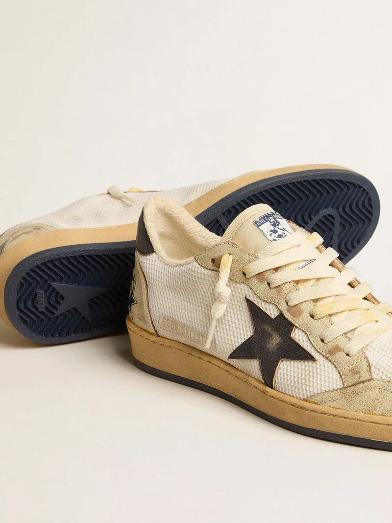 Golden Goose Ball Star – Mesh Noir