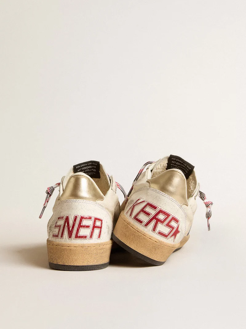 Golden Goose Ball Star – Navy Star with Americana Laces
