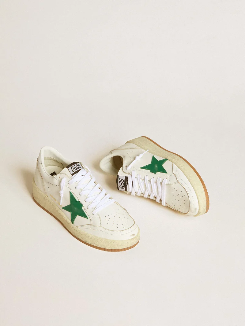 Golden Goose Ball Star 2 Sneaker – White Leather Star