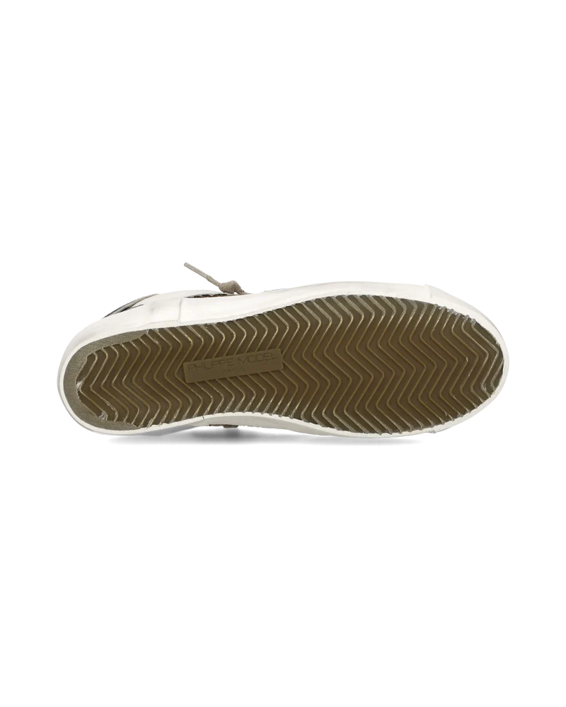 Sneakers Prsx Women, White Grey Animal-Print