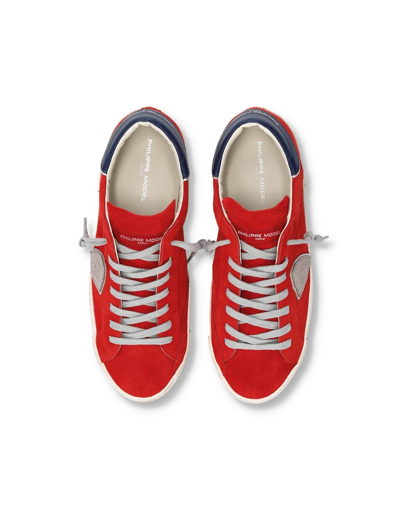 Sneakers Prsx Men, Red Grey