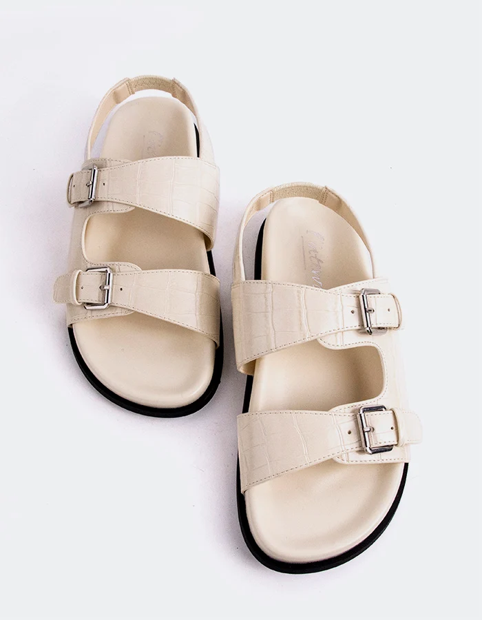 Biarritz White Croco