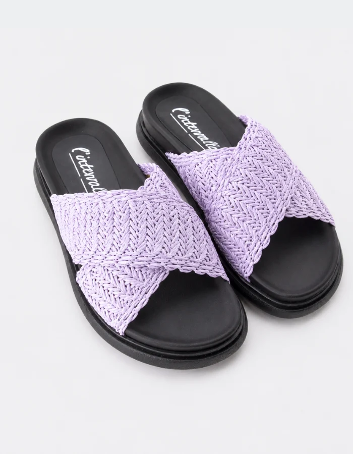 Tuva Lilac Raffia