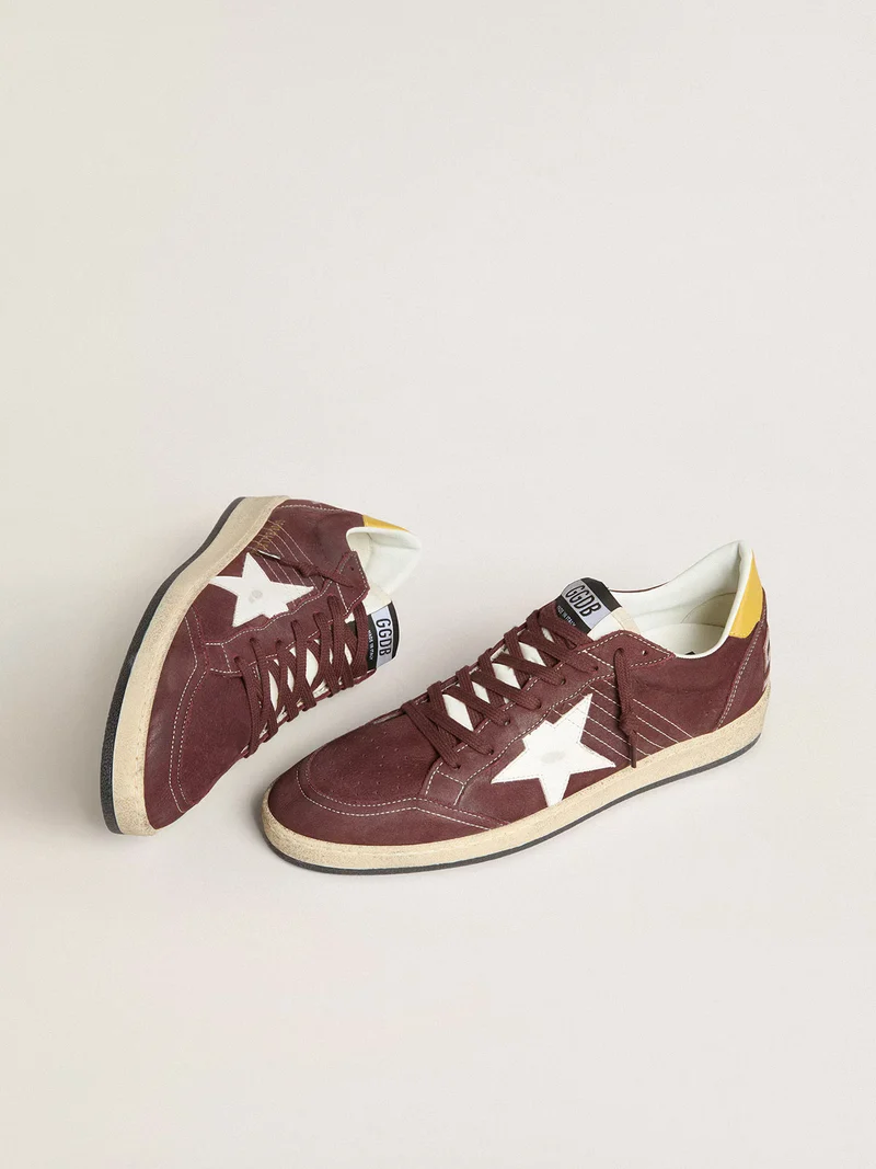 Golden Goose Ball Star Sneaker – Bordeaux Leather
