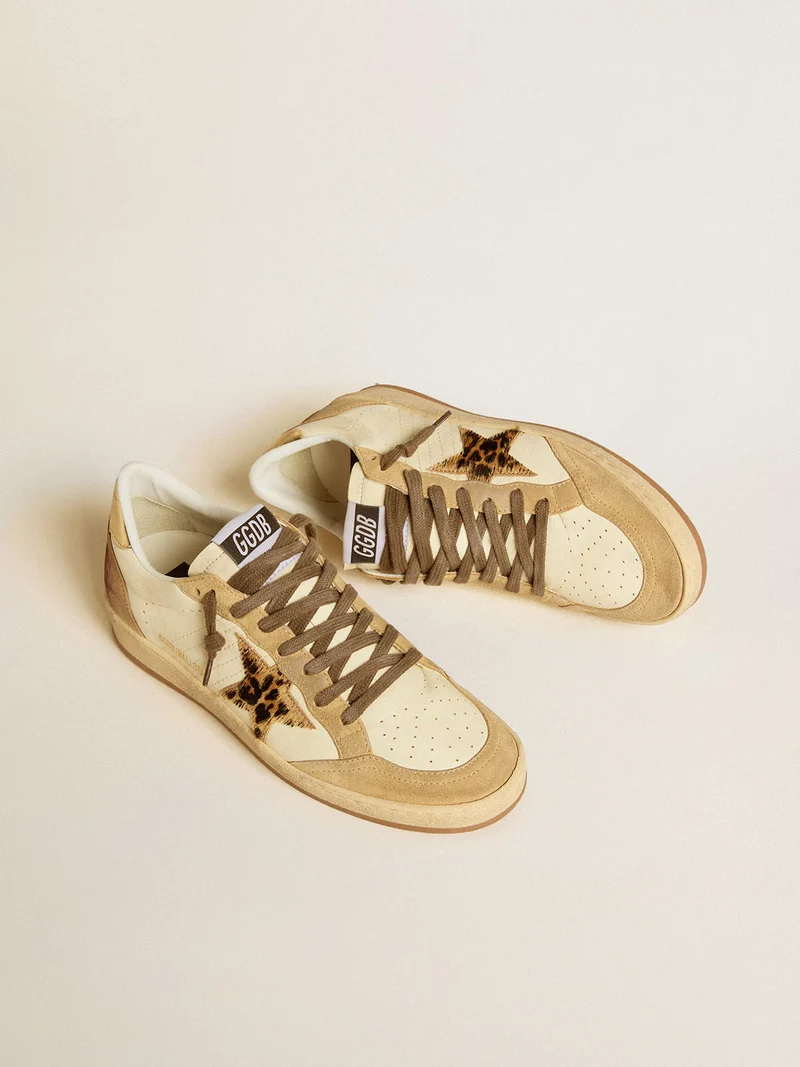 Golden Goose Ball Star Sneaker – Leopard Star Edition