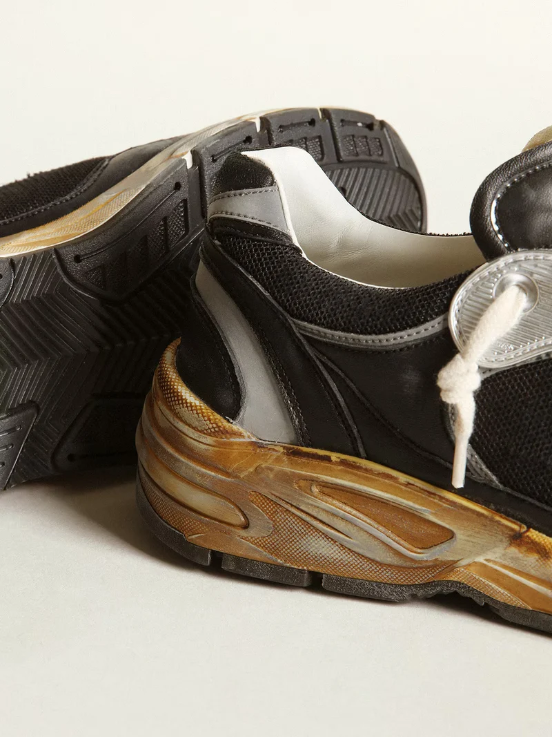 Golden Goose Dad-Star Sneaker Black/Silver