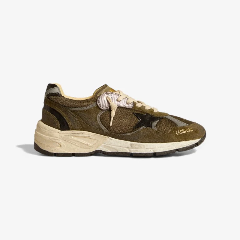 Golden Goose Dad-Star Sneaker Olive Black