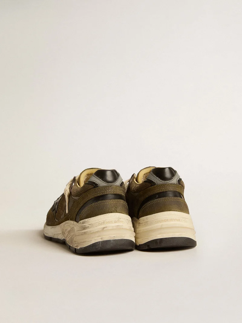 Golden Goose Dad-Star Sneaker Olive Black