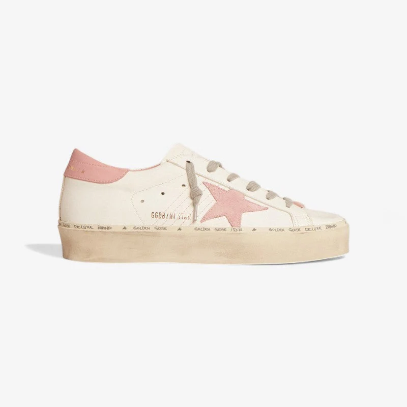 Golden Goose Hi Star Sneaker – Pink Suede Star