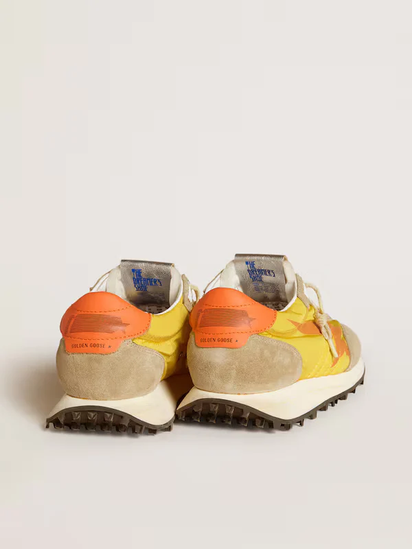 Golden Goose Marathon Sneaker – Yellow & Orange