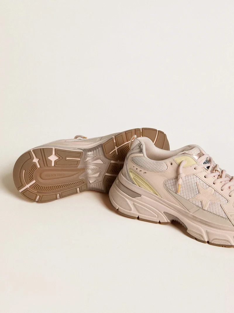 Golden Goose Running Sole – Blush Mesh