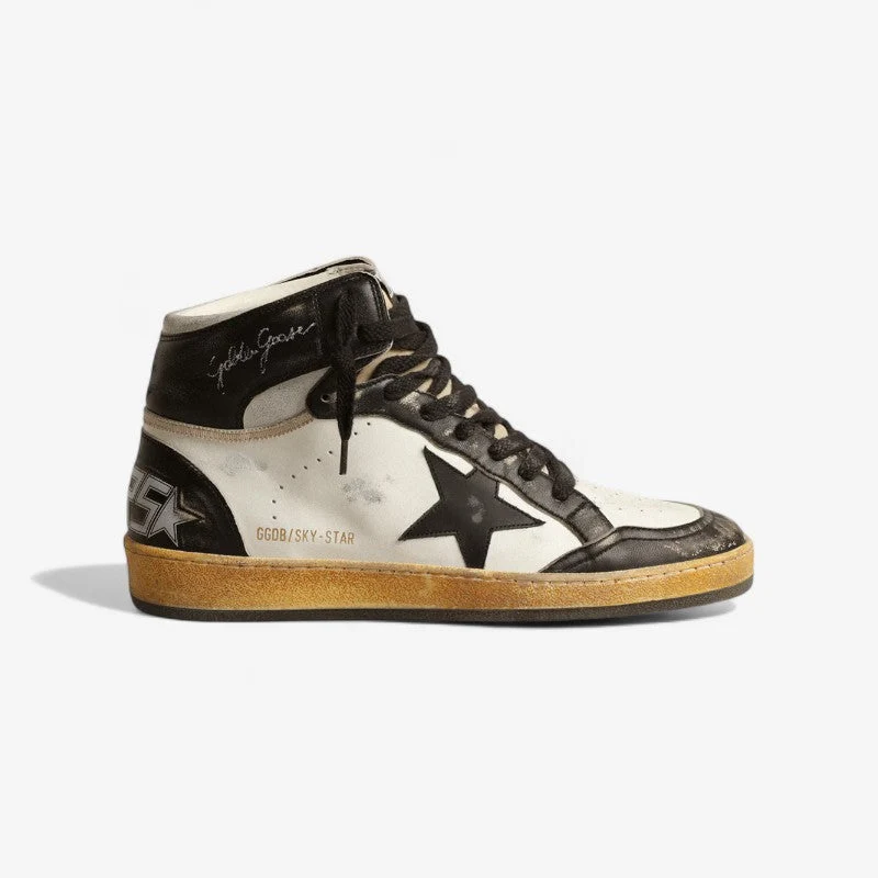 Golden Goose Sky-Star – Black and White