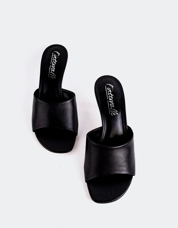 Marzella Black Leather