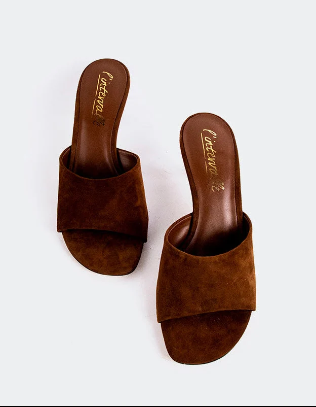 Marzella Brown Suede