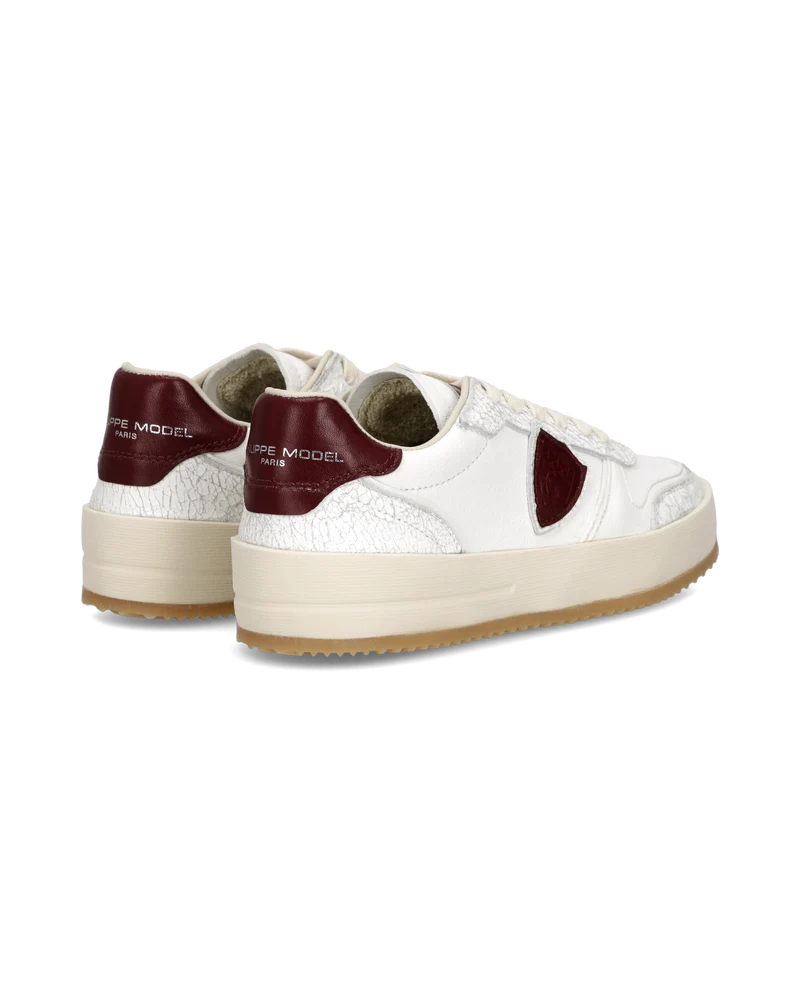 Sneakers Nice Tennis Women, White Wine