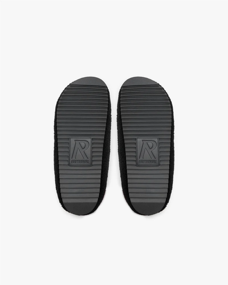 Fluffy Mule - Black