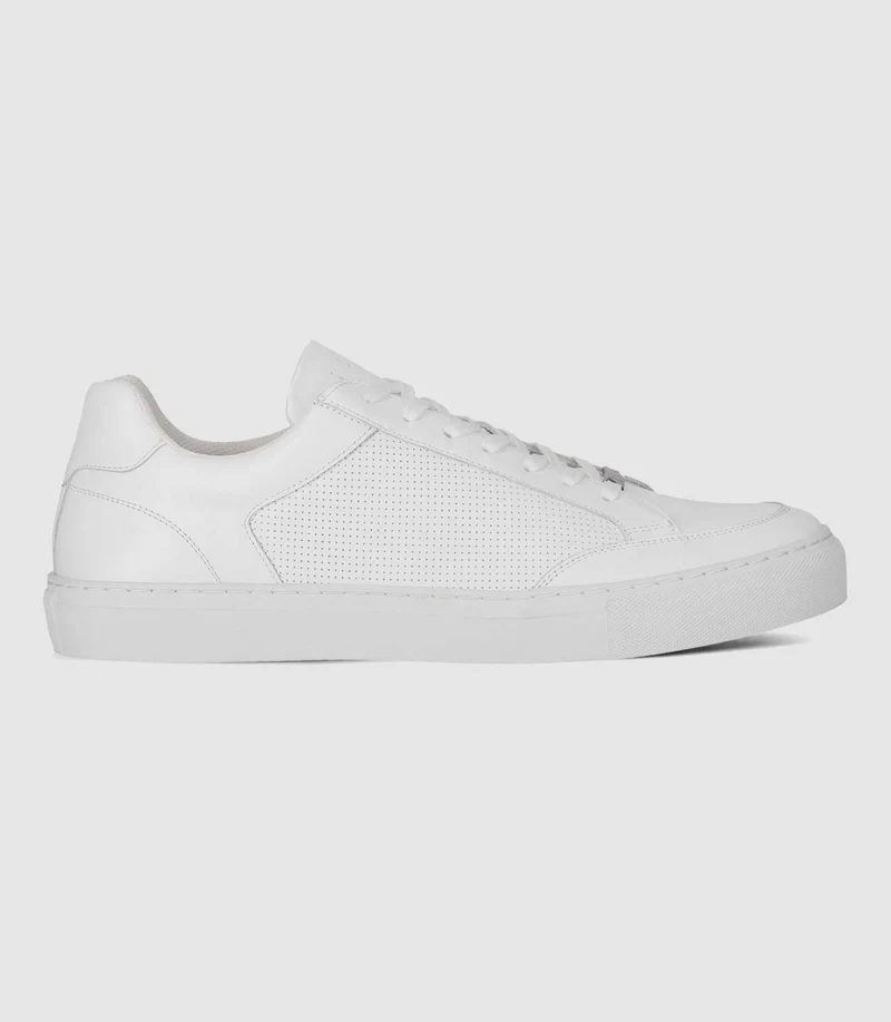 Sneakers en cuir blanches ERIC