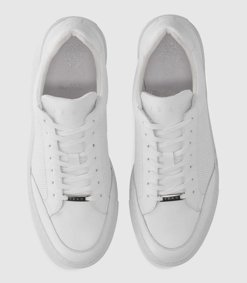 Sneakers en cuir blanches ERIC