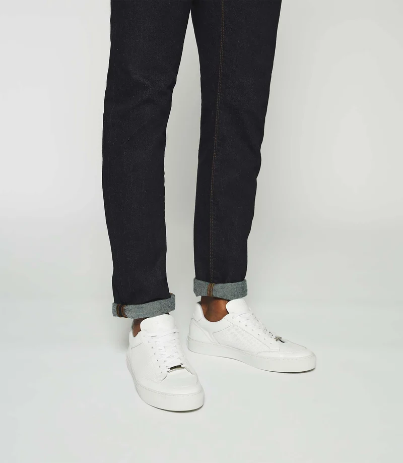 Sneakers en cuir blanches ERIC