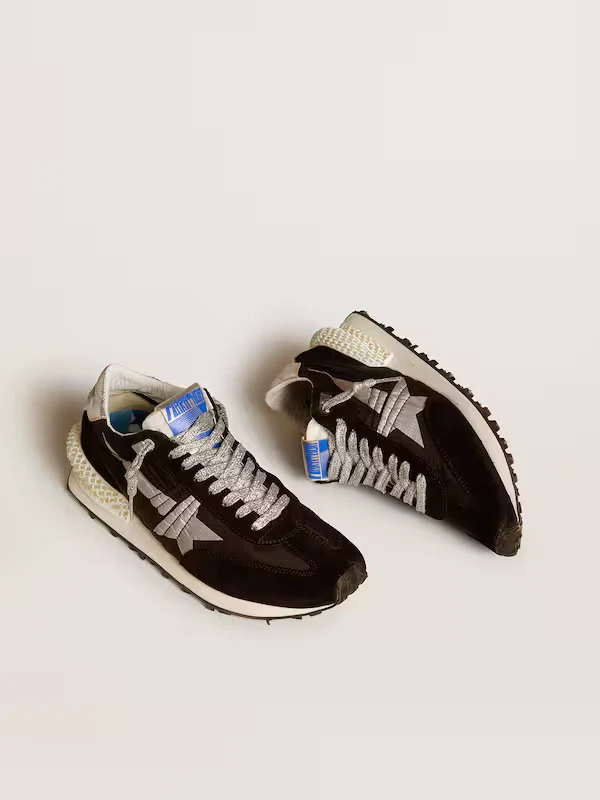 Golden Goose Soul Star Sneaker – Black & Silver