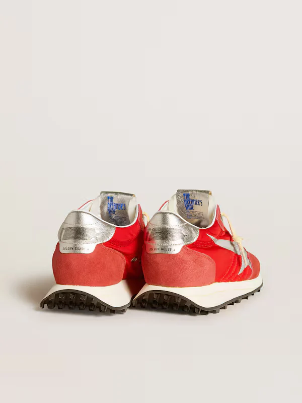 Golden Goose Soul Star Sneaker – Red & Silver