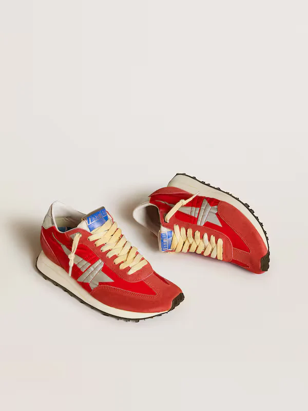 Golden Goose Soul Star Sneaker – Red & Silver