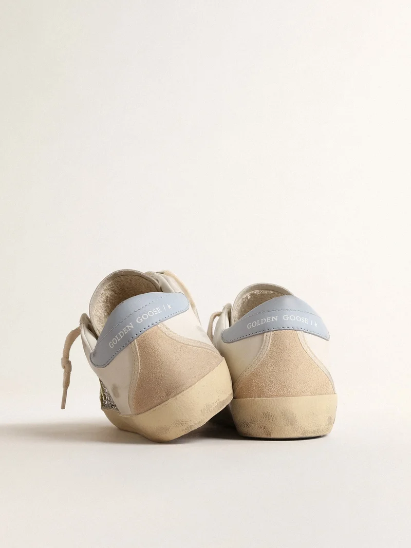 Golden Goose Super-Star “Love Forever” Glitter Sneaker