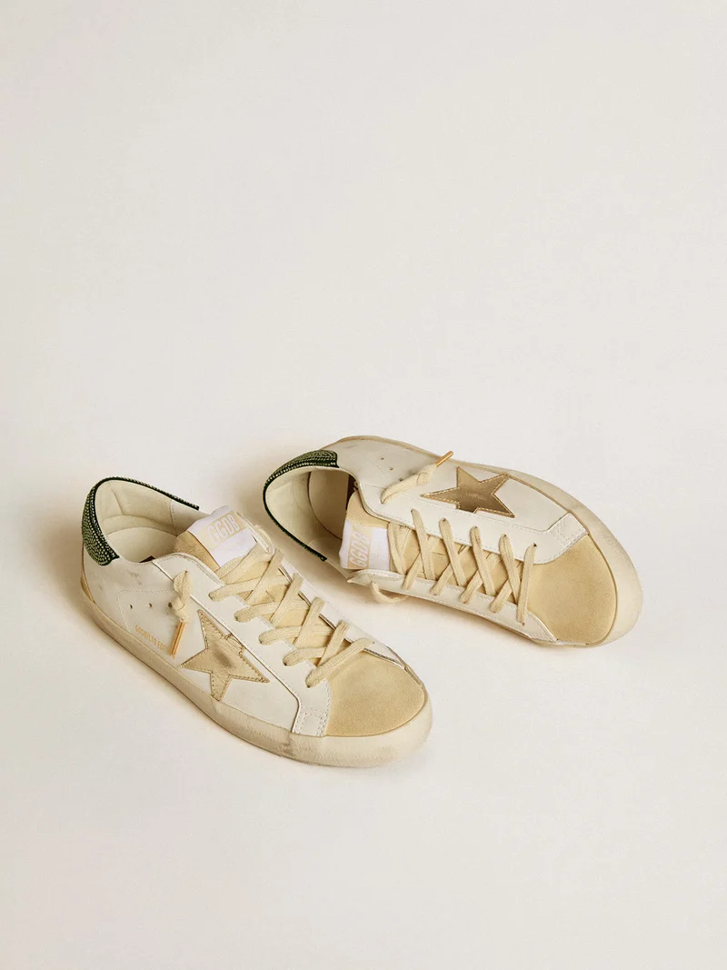 Golden Goose Super-Star LTD Edition – Gold Star with Swarovski Heel