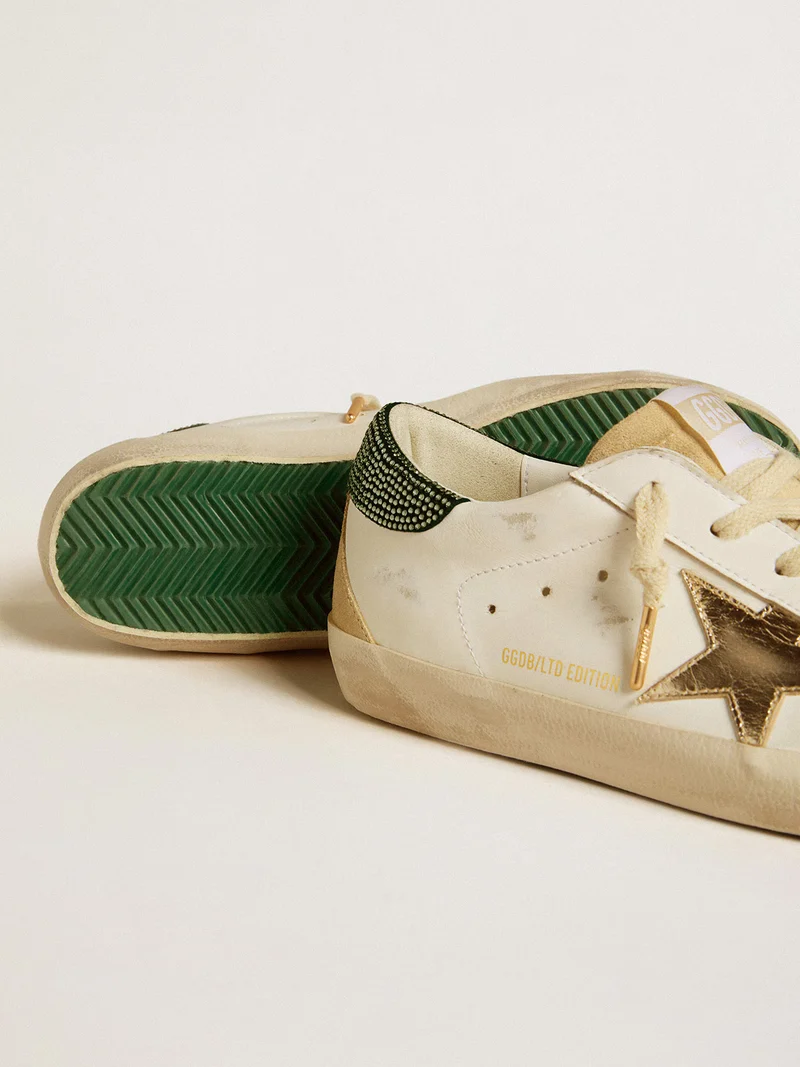 Golden Goose Super-Star LTD Edition – Gold Star with Swarovski Heel