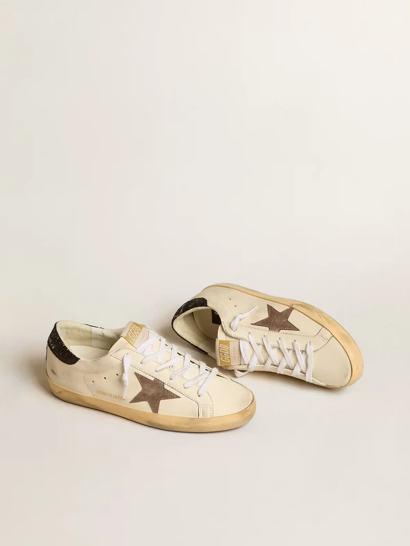 Golden Goose Super-Star LTD Rose Glitter Sneaker