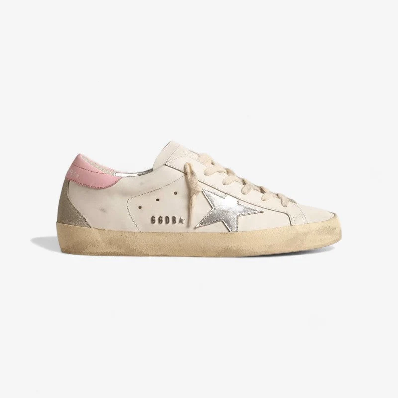 Golden Goose Super-Star White & Pink Sneaker