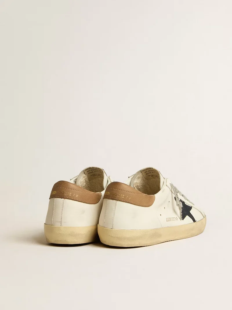 Golden Goose Super-Star White & Tobacco Sneaker