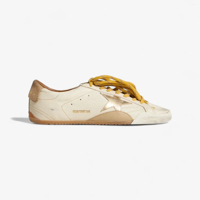 Golden Goose TimeStar Sneaker Ivory Gold