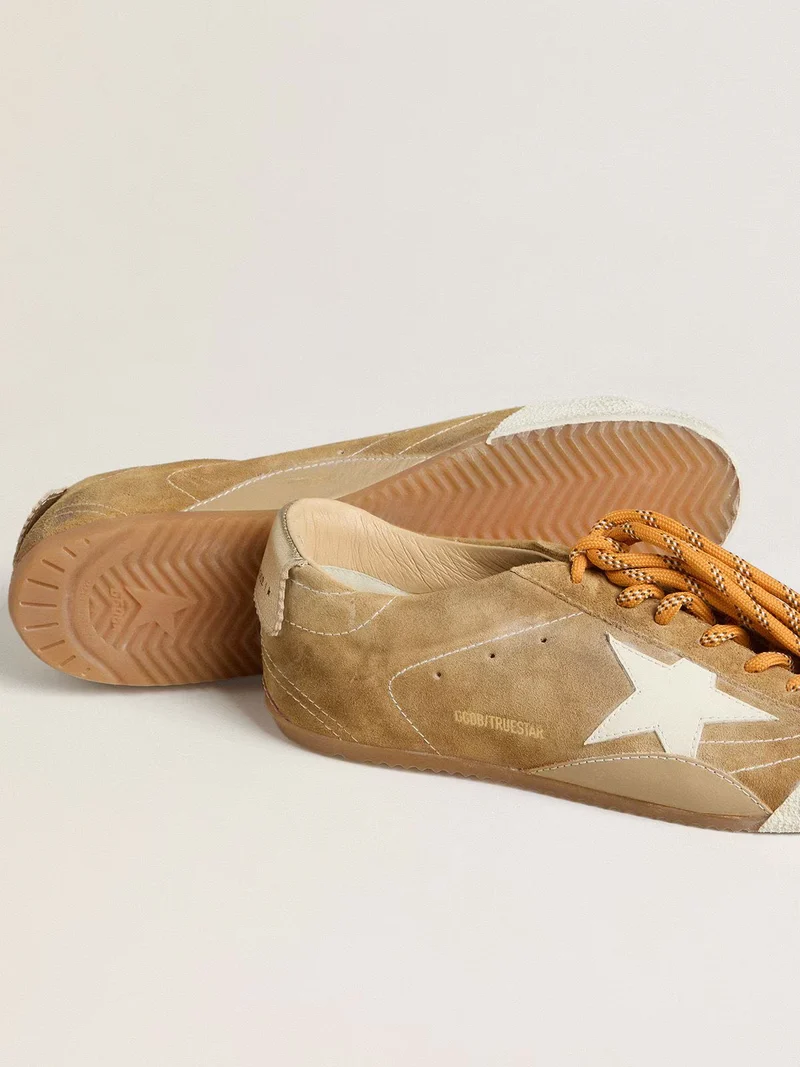 Golden Goose TrueStar Sneaker Tan Suede