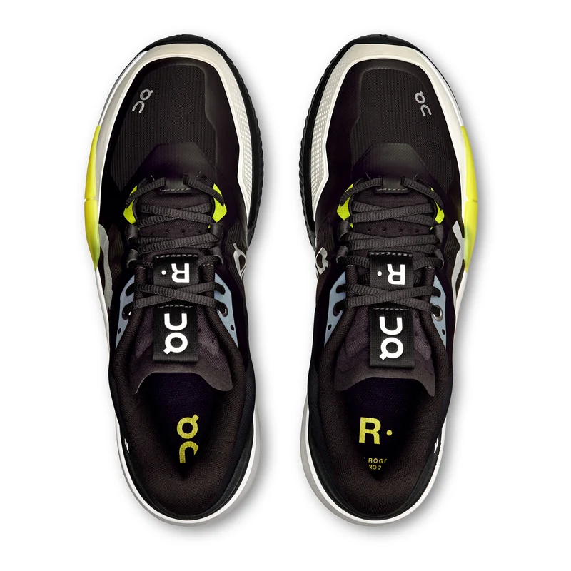 The Roger Pro 2 Chaussure Terre Battue Hommes-Noir,Jaune