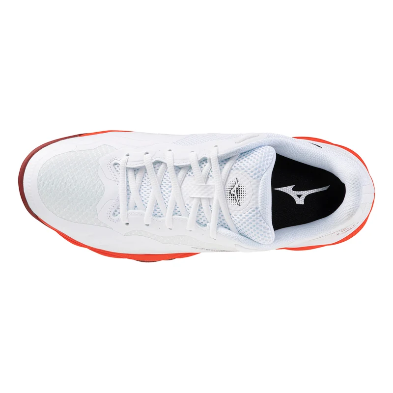 Wave Enforce Court Chaussure terre battue Hommes - blanc, rouge