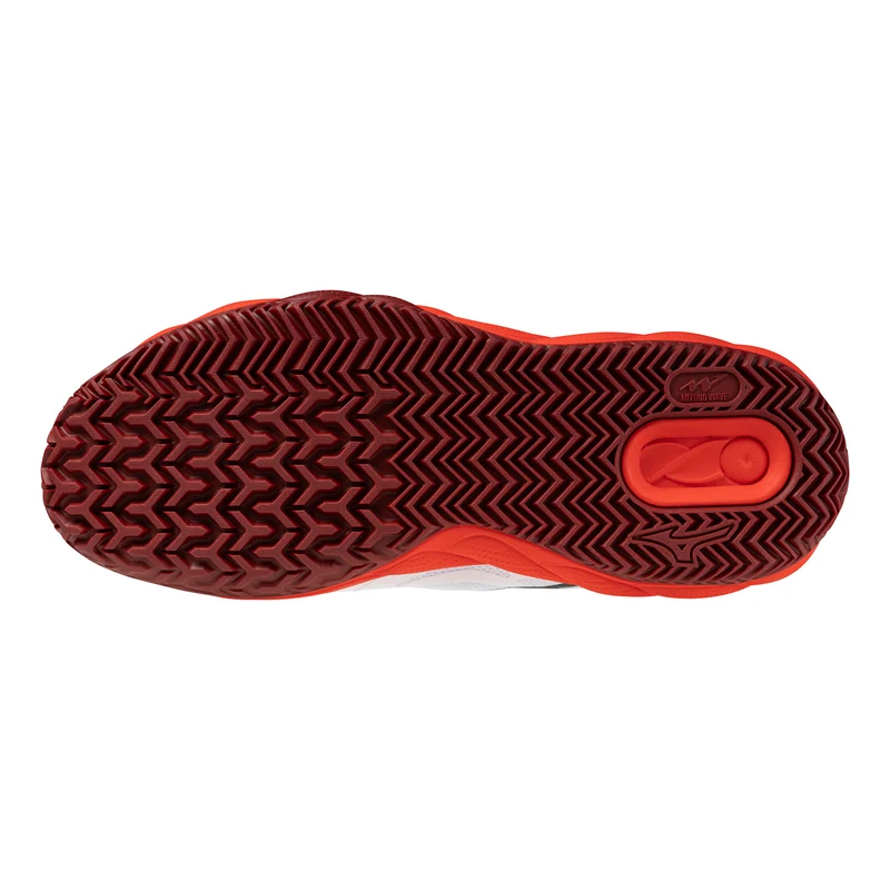 Wave Enforce Court Chaussure terre battue Hommes - blanc, rouge