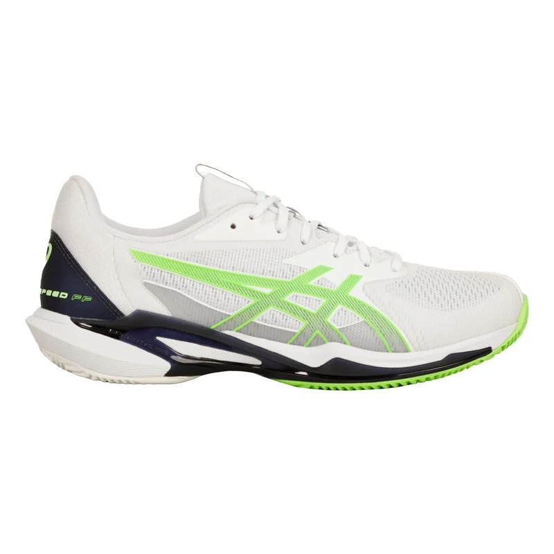 Solution Speed FF3 Chaussure terre battue Hommes - blanc, vert fluo