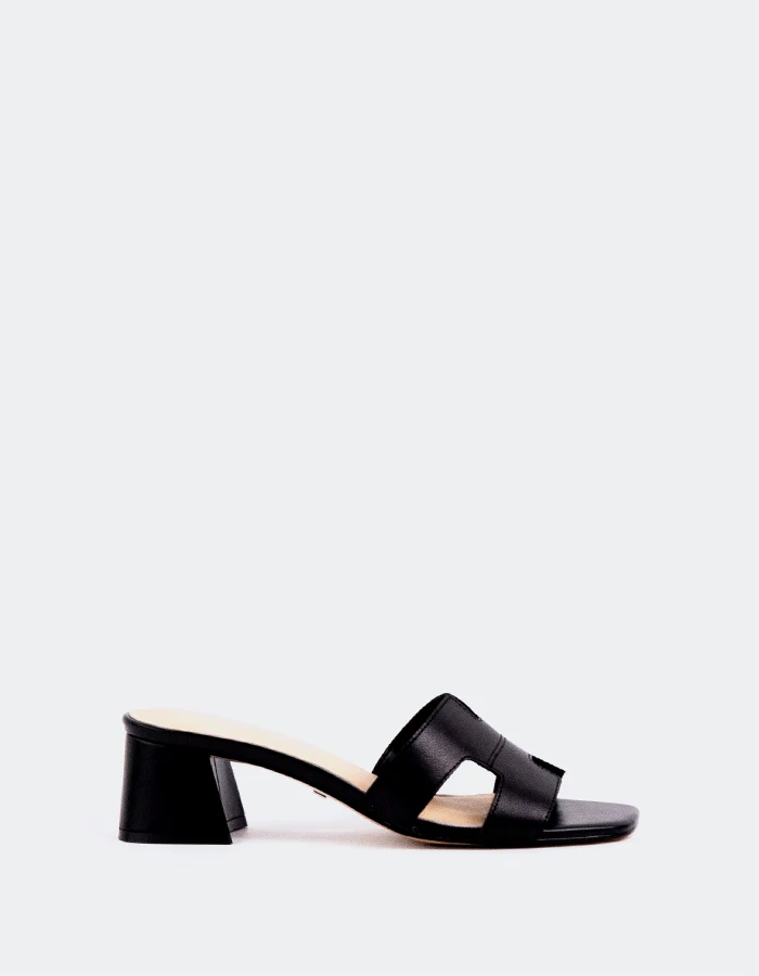 Arcylee Black Leather