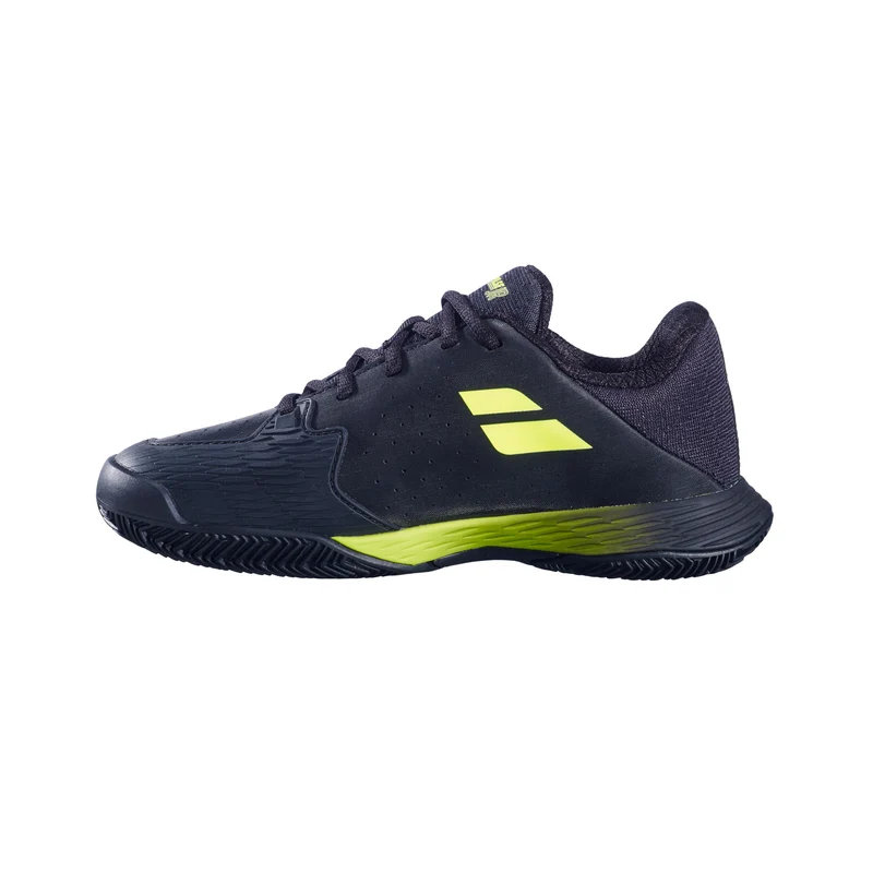 Propulse 3 Chaussure terre battue Enfants - noir, jaunes fluo