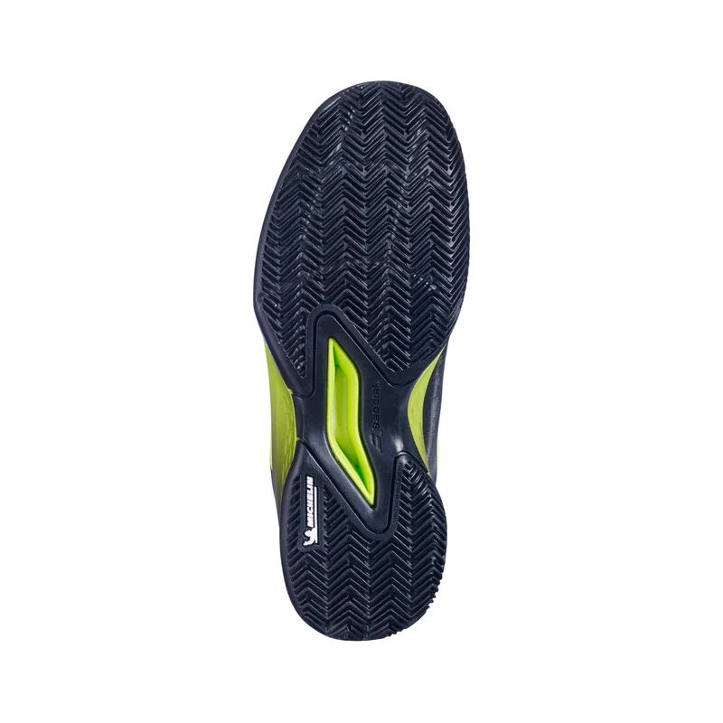 Propulse 3 Chaussure terre battue Enfants - noir, jaunes fluo