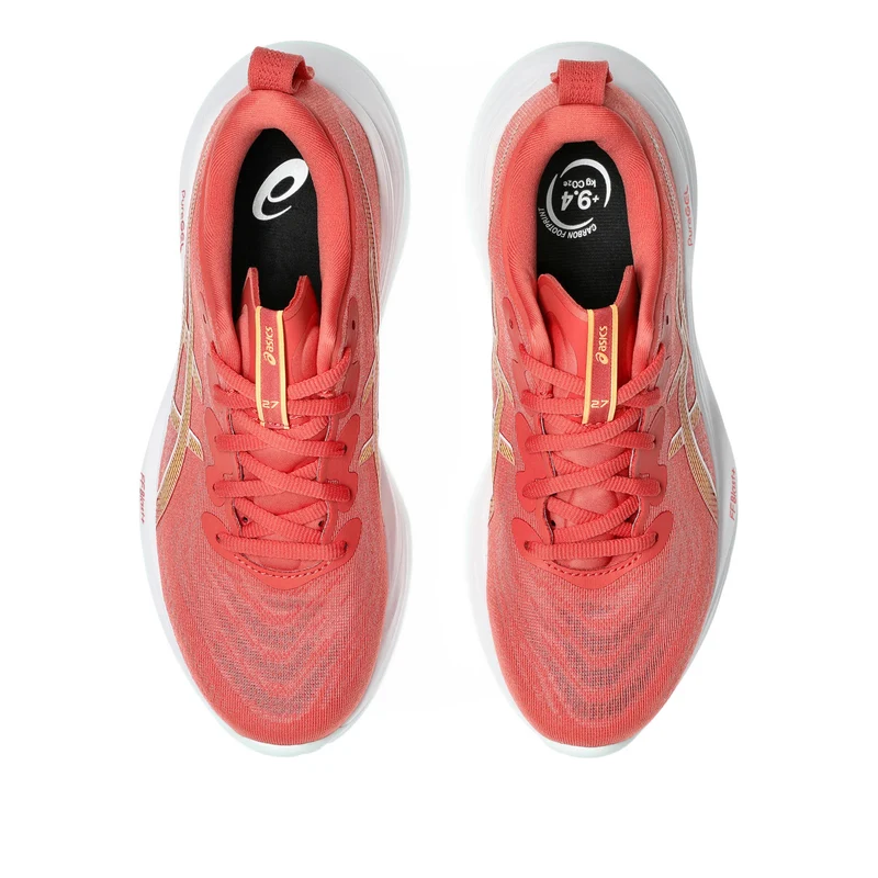 Gel-Cumulus 27 Chaussure De Running Sans Stabilisateurs Femmes-Pink,Crème