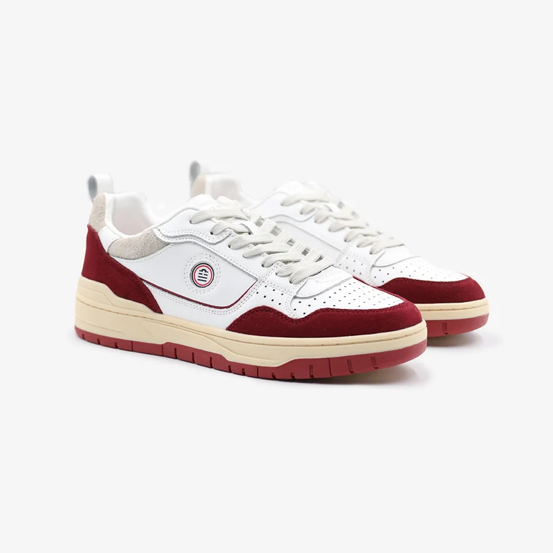 Sneaker Vernaz bicolore rouge
