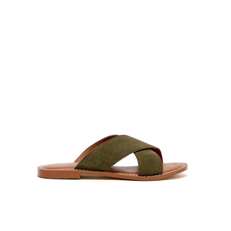 SERINGATIE KAKI SUEDE