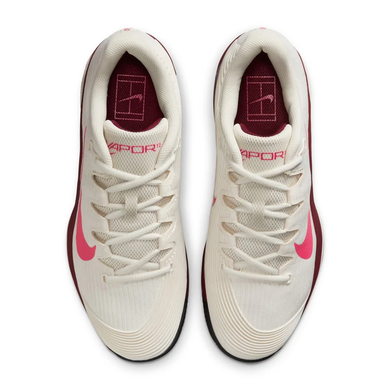 Vapor 12 Chaussure terre battue Femmes-crème, rouge