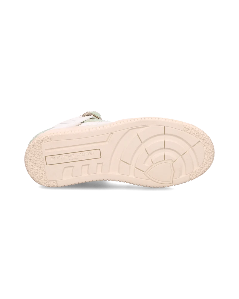 Sneakers La Grande Tennis Women, White Aquamarine