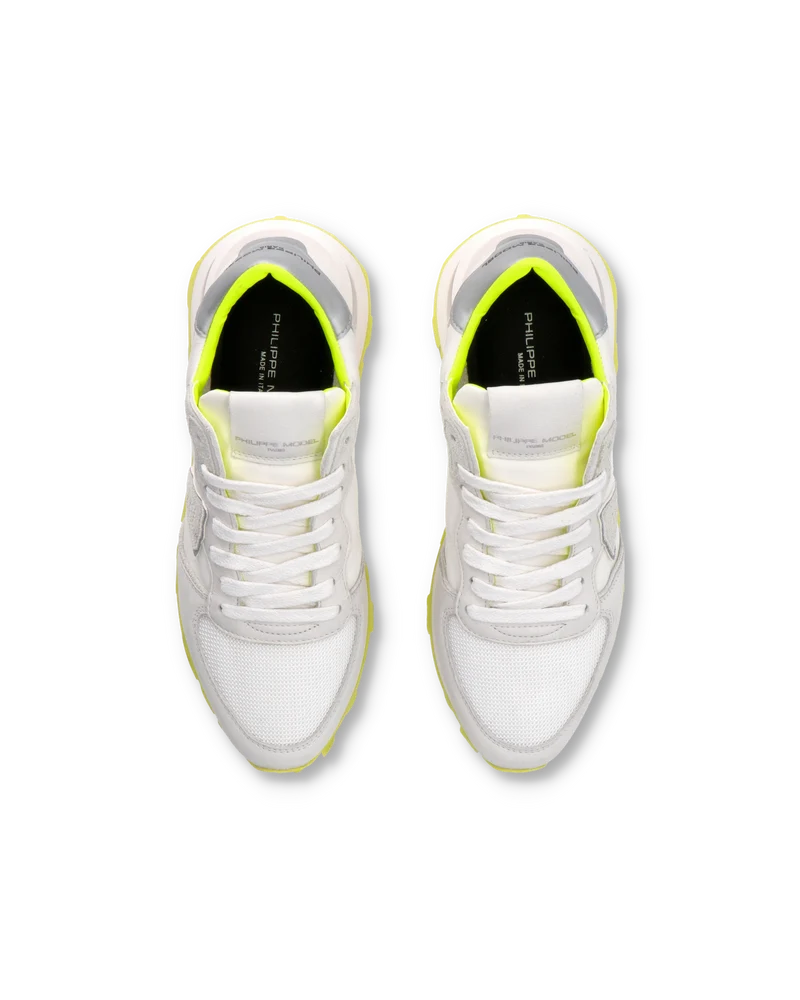 Sneakers Tropez Haute Running Women, White Yellow