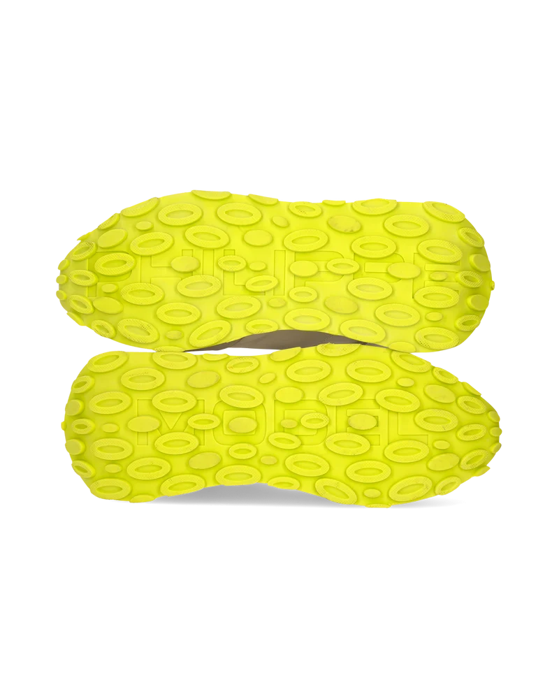 Sneakers Tropez Haute Running Women, White Yellow