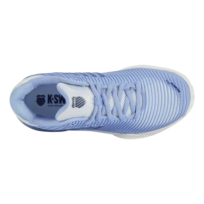Hypercourt Express 2 Chaussure Terre Battue Femmes-Bleu Clair,Blanc