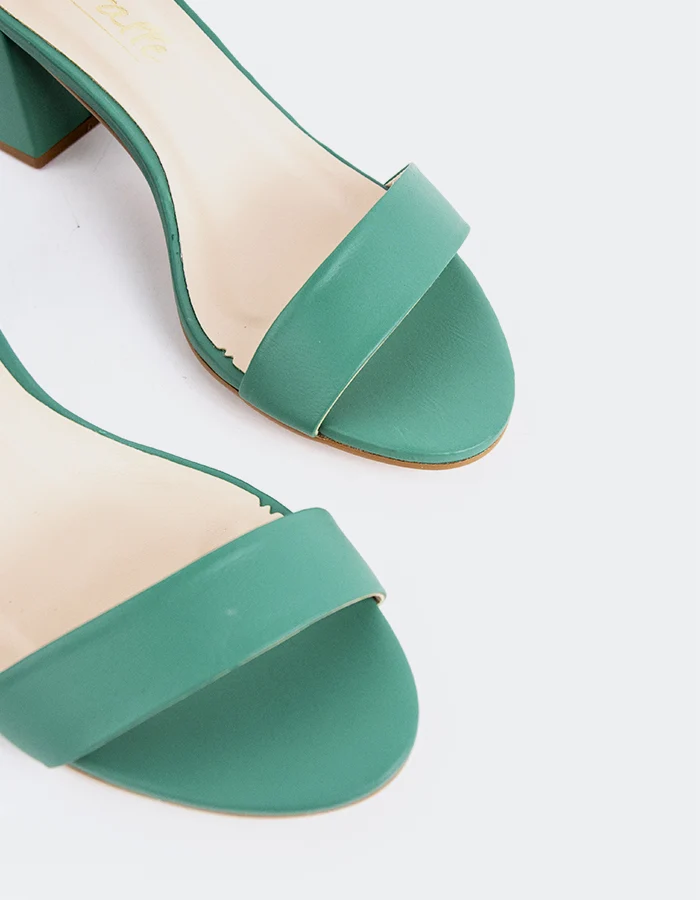 Karissa Dark Green Leather